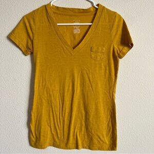 Mossimo Mustard Yellow Boyfriend Tee
